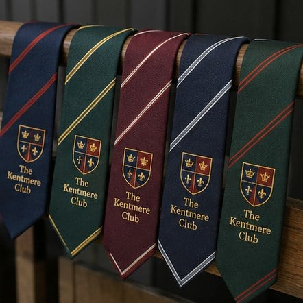 Customized ties for corporate and institutional